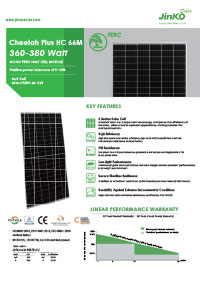 jinko solar brochure cover