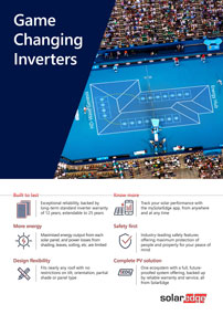 Game Changing Inverters flyer