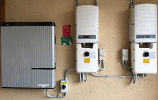 Home battery scheme solar battery systems in residential garage