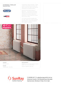 Front cover of Delonghi steel panel tubular radiator heating offered by Glow