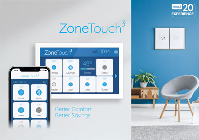 Front cover of Zone Touch 3 brochure