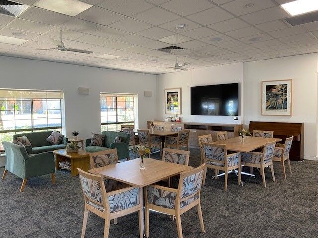 Newly refurbished Kalyra Aged Care and Community Centre in McLaren Vale where Glow completed commercial electrical works