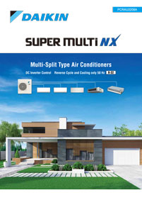 Front cover of Daikin multi split air conditioners